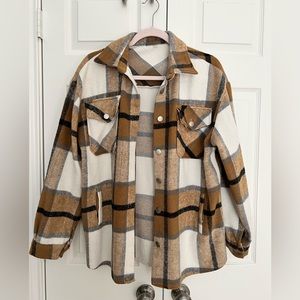 Plaid shacket